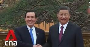 Chinese President Xi meets Taiwanese former leader Ma Ying-jeou in Beijing