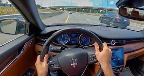 2017 Maserati Quattroporte SQ4 - POV Test Drive by Tedward (Binaural Audio)