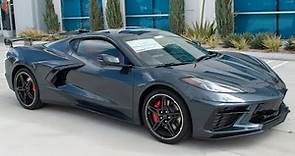 SOLD 2020 Shadow Gray Metallic Z51 Corvette Coupe with 8 miles for sale by Corvette Mike