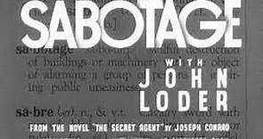 1936 - Sabotage Trailer