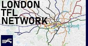 Every TfL Network Line in London (animation)
