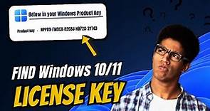 FIND Windows Product License KEY (Windows 10/11) In 1 Minute