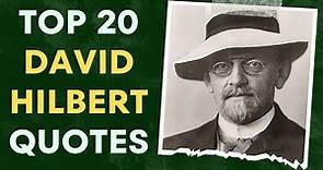 Top 20 David Hilbert Quotes | Inspirational Daily-Quotes