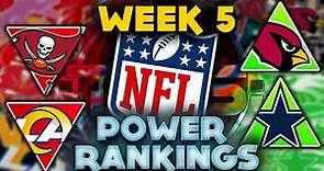 The Official 2021 NFL Power Rankings Week 5 Edition || TPS