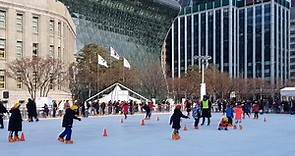 Seoul City Hall Ice Skating 2020