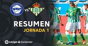Resumen de Deportivo Alavés vs Real Betis (0-1)