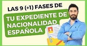 Las 9 (+1) Fases de Tu Expediente de Nacionalidad Española 🇪🇸