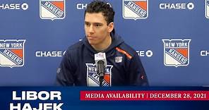 New York Rangers: Libor Hajek Media Availability | Dec. 28, 2021