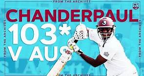 🙌 Legendary Innings! | Shivnarine Chanderpaul Hits Unbeaten 103 Against Australia | ICC Hall of Fame