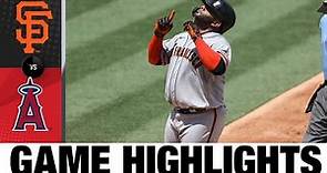 Pablo Sandoval homers, knocks in three in 8-2 win | Giants-Angels Game HIghlights 8/18/20