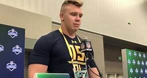 Ohio State's Pat Elflein at the NFL Combine