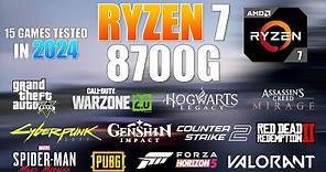 Ryzen 7 8700G Gaming Test in 2024 - is it good for 1080p gaming?