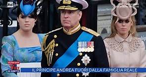 Il principe Andrea fuori dalla famiglia reale - La vita in diretta 14/01/2022