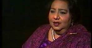 Roshan Ara Begum - old interview 1 of 2 - Program Mulaqat - by Khalil Ahmad & M Iqbal - PTV Classic