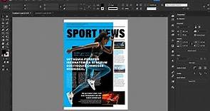How to Newspaper (Page Layout design) in Adobe InDesign 2022 CC