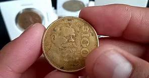 Esta es La Moneda mas VALIOSA de 100 pesos Venustiano Carranza ((( Vale $12,500 Pesos )))