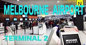 【Airport Tour】Melbourne International Airport Terminal 2 Check in , Boarding & Shopping Area