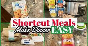 EASY WEEKNIGHT MEALS // DINNER SHORTCUTS FOR BUSY FAMILIES