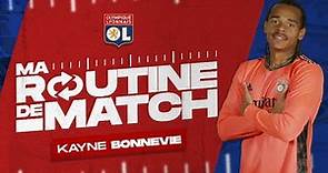 La routine de match de Kayne Bonnevie | Olympique Lyonnais