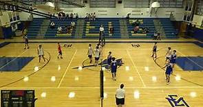 Herricks High School's Boys Varsity Volleyball vs East Meadow High School 9-26-23