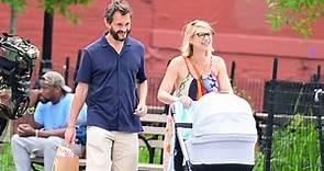 Claire Danes and hubby Hugh Dancy step out with their newborn