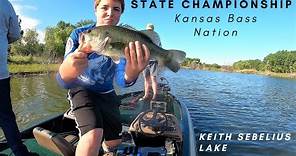 Kansas Bass Nation Youth STATE CHAMPIONSHIP | Keith Sebelius Lake | Day 1