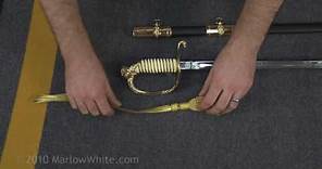 How to tie the U.S. Navy & Coast Guard Sword Knot