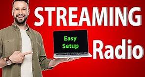 How to set up RADIO STREAMING. Easy FREE Way to Create an Online Radio Station Hosting and Software