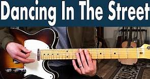 Martha And The Vandellas Dancing In The Street Guitar Lesson + Tutorial + TABS