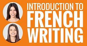 Introduction to French - Introduction to French Writing
