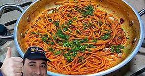 🍝 Spaghetti alla Profondo Rosso di Calabria 🌶- Pronti in 5 minuti