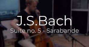 J.S.Bach: Suite no. 5 - Sarabande. Henrik Dam Thomsen