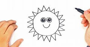 How to draw The Sun Step by Step | Sun Drawing Lesson