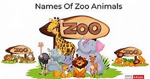 Names of zoo animals | Zoo animals name in alphabetical order | for toddlers & kids | Zoo visit
