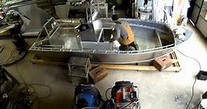 16 foot welded aluminum boat build