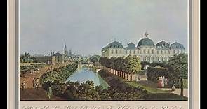 Das barocke Poppelsdorfer Schloss und die Gärten der Universität in Bonn