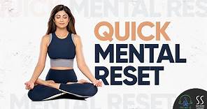 3-Min Quick Mental Reset | Shilpa Shetty Yoga Videos