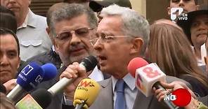 Uribe y sus escoltas se tomaron la seguridad del Palacio de Justicia