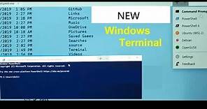 how to install New Windows Terminal on windows 11, 10, Install Guide and Walk Through
