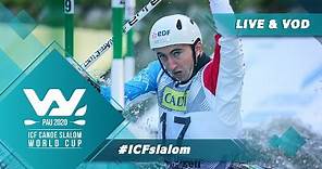 2020 ICF Canoe-Kayak Slalom World Cup Pau France / Finals – C1