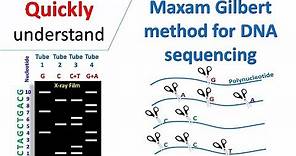 Maxam Gilbert sequencing