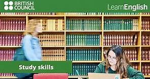 Study skills. | British Council-Learn English.