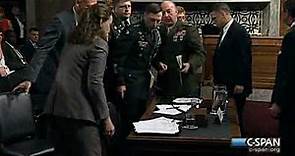 General David Petraeus takes ill during his testimony