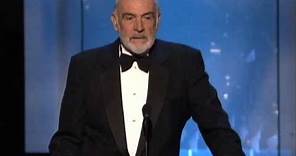 Sir Sean Connery Salutes Al Pacino at the AFI Life Achievement Award