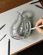 3d sketch of a glass