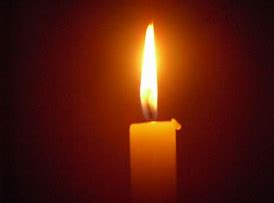 Image result for Single Lit Church Candles