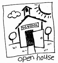 Image result for school open house clip art black and white