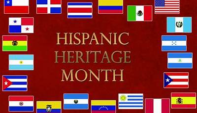 hispanic heritage month printable flags