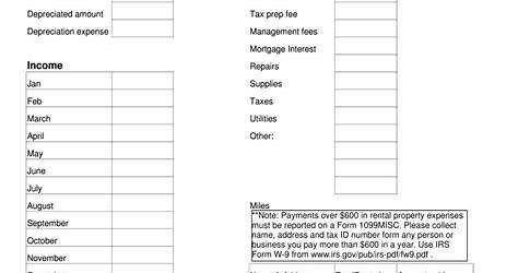 Enact Rental Income Worksheet