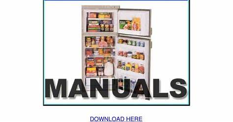 Dometic Refrigerator Troubleshooting Manual